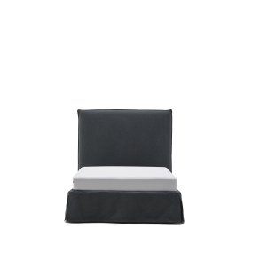  KAVE HOME Jaira seng i antracitgr hr og bomuld med aftageligt betrk til en 90 x 200 cm FSC Mix