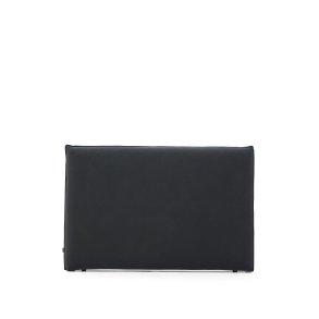 KAVE HOME Jaira sengegavl i antracitgr hr og bomuld med aftageligt betrk til en 160 cm FSC Mix