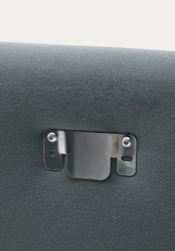 KAVE HOME Jaira sengegavl med aftageligt linned og bomuldsbetrk i taupe for en 160 cm FSC Mix Credit