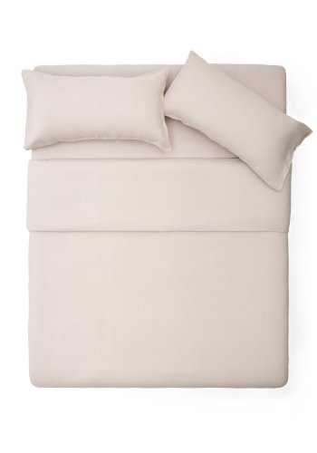 KAVE HOME Simmel gr, bomuld og hr dyne- og pudebetrk st, 90 cm seng