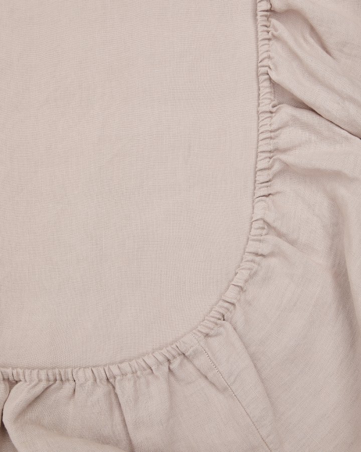 KAVE HOME Simmel gr, bomuld og hr, justerbart bundlag til en 90 cm seng