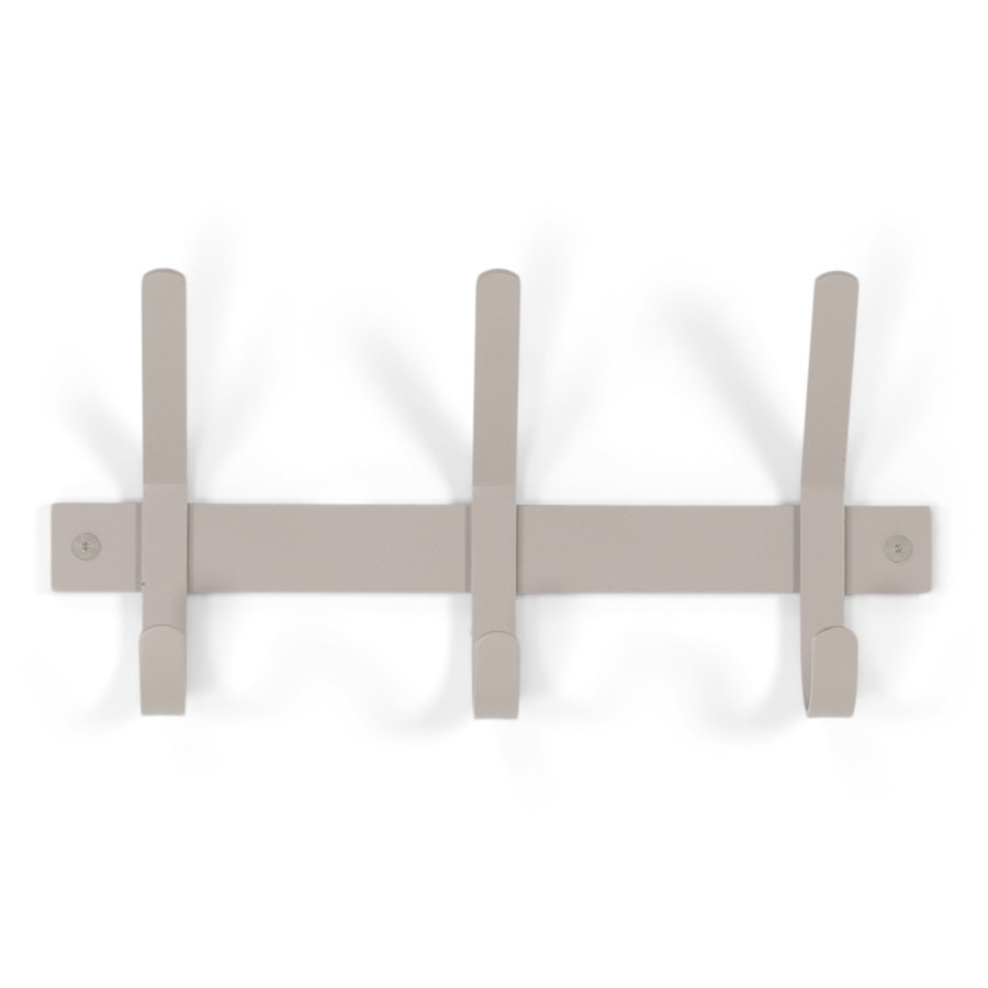 SPINDER DESIGN Dexter 3 knagerkke, m. 3 knager - silky taupe stl