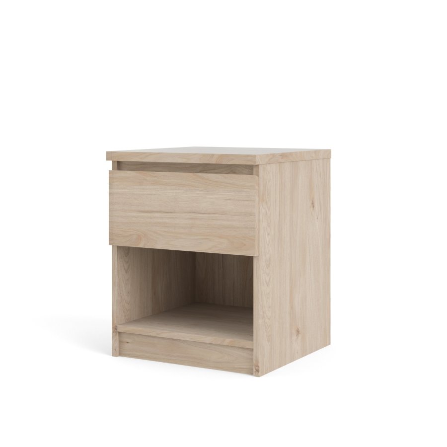 TVILUM Naia natbord, m. 1 rum og 1 skuffe - Jackson Hickory natur spnplade (40.4x50)