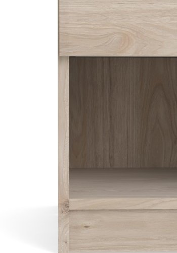 TVILUM Naia natbord, m. 1 rum og 1 skuffe - Jackson Hickory natur spnplade (40.4x50)