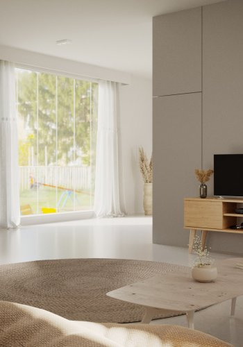 KOCOT Toronto kommode, m. 3 lger og 3 hylder - natur bgetr