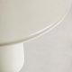 KAVE HOME Albanella sofabord, rund - blank hvid cement (85)