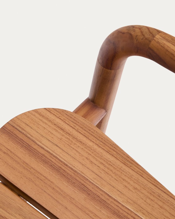 KAVE HOME Turqueta udendrs skammel lavet af FSC 100% massivt teaktr, hjde 65 cm