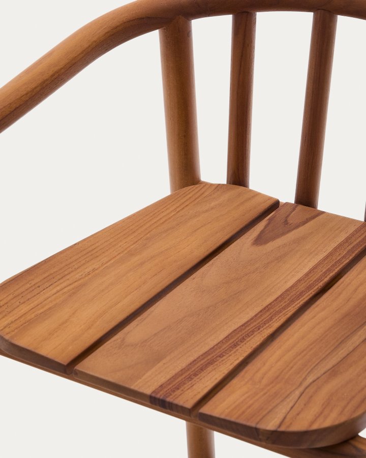 KAVE HOME Turqueta udendrs skammel lavet af FSC 100% massivt teaktr, hjde 65 cm