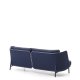 KAVE HOME Sedalis udendrs 3-personers sofa i aluminium og bl tovsnor 210cm