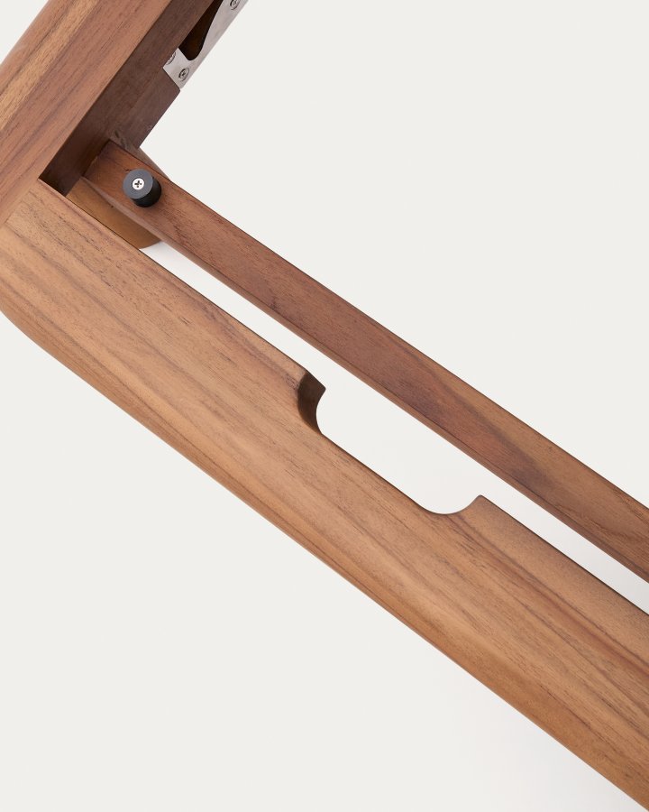 KAVE HOME Turqueta dobbelt liggestol lavet af FSC 100% massivt teaktr