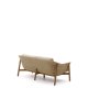 KAVE HOME Galea 2-personers sofa i FSC 100% massivt teaktr og syntetisk rattan 170,5cm