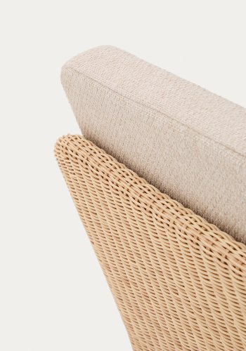 KAVE HOME Galea liggestol i FSC 100% massivt teaktr og syntetisk rattan