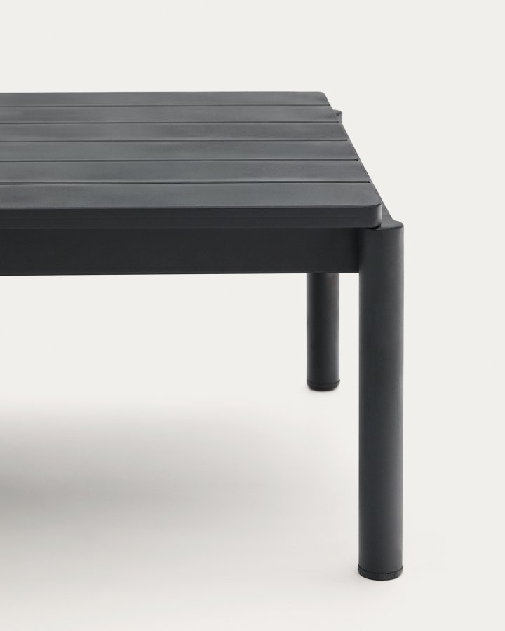  KAVE HOME Sorells udendrs sofabord, rektangulr - gr aluminium (63x144,6)