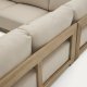 KAVE HOME Ambra 5-pers. udendrs havehjrnesofa, m. aftagelige hynder - akacietr (248cm)