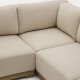 KAVE HOME Ambra 5-pers. udendrs havehjrnesofa, m. aftagelige hynder - akacietr (248cm)