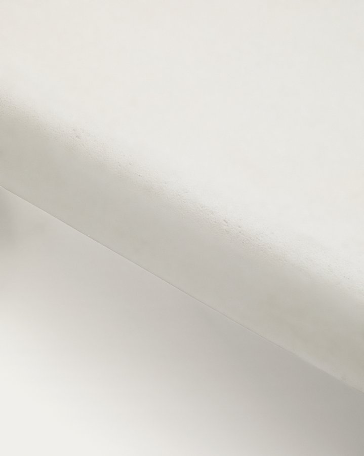 KAVE HOME Labra sofabord i cement og akacietr 80 x 80cm