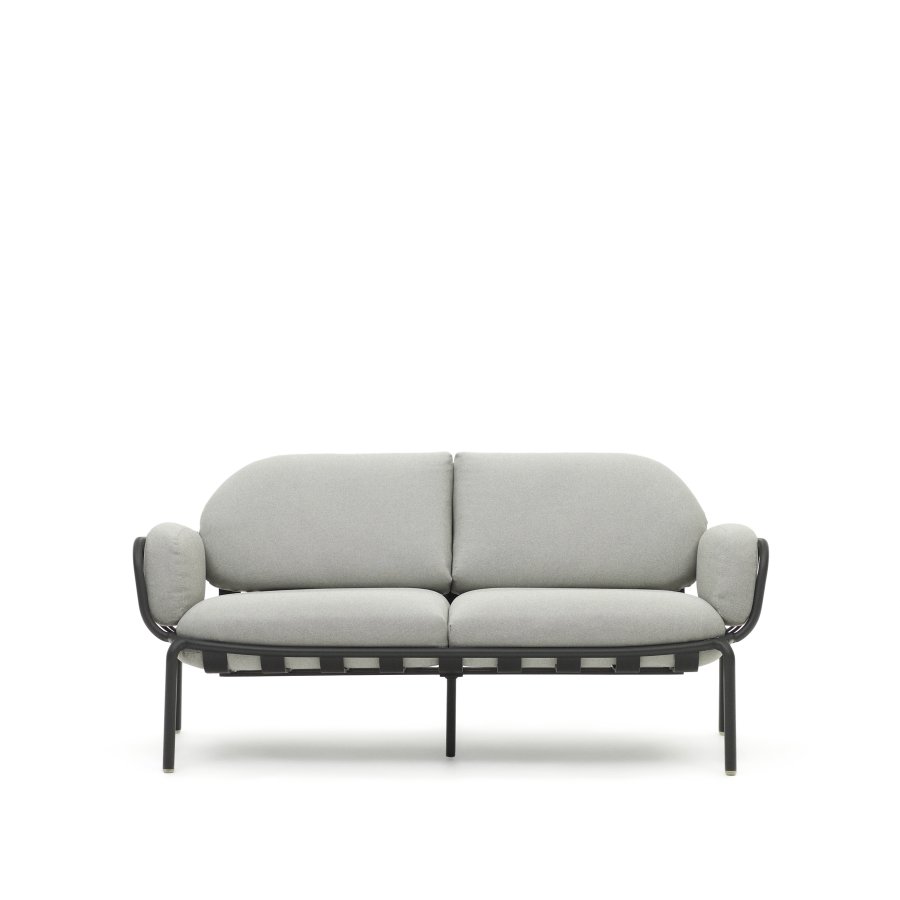 KAVE HOME Joncols 2 pers. havesofa, m. gr hynder - gr aluminium