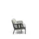 KAVE HOME Joncols 2 pers. havesofa, m. gr hynder - gr aluminium