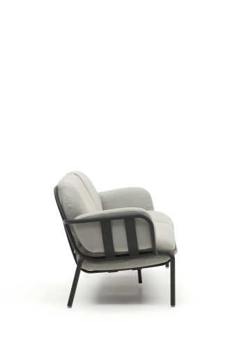 KAVE HOME Joncols 3 pers. havesofa, m. gr hynder - gr aluminium
