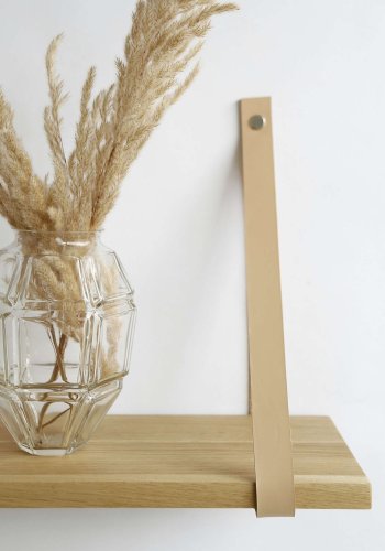 NocNoi Harre Vig vghylde - olieret egetr m. natur lderstrop, 50-100