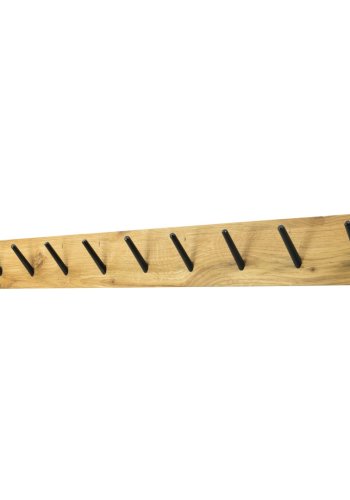 TORNA DESIGN Pic 10 knagerkke, m. 10 knager - natur og sort eg (B:100)