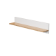 KOCOT Denver vghylde, rektangulr - hvid og natur hickory spnplader
