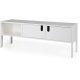 TENZO Uno TV-bord, m. 2 lger, 3 rum og plasthndtag - hvid MDF (137x40)
