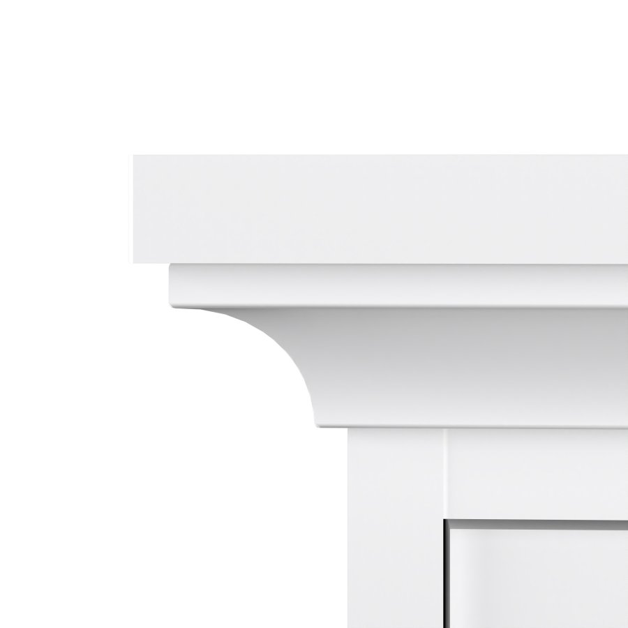 TVILUM Paris natbord, m. 1 lge og 1 skuffe - hvid folie/spnplade (43.6x40)