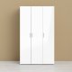 TVILUM Pepe Garderobeskab 3 lgerr - ParcelEg struktur Hvid hjglans