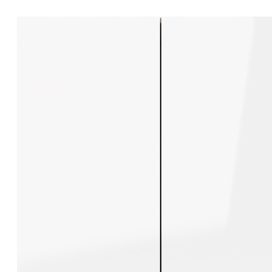 TVILUM Pepe Garderobeskab 3 lgerr - ParcelEg struktur Hvid hjglans