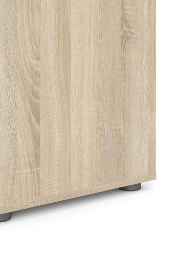 TVILUM Pepe Garderobeskab 2 lger - ParcelEg struktur Hvid hjglans