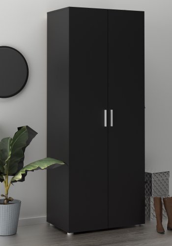 TVILUM Pepe Garderobeskab 2 lger - ParcelMatt Black Matt Black