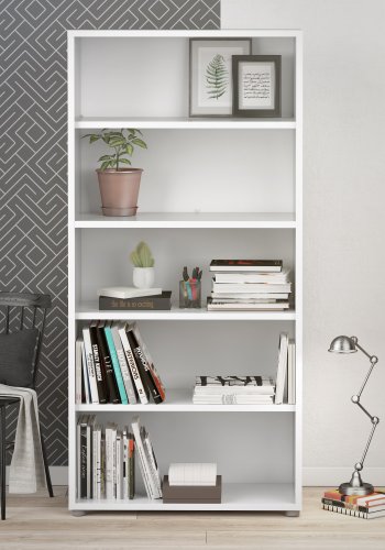 TVILUM Prima Reol med 4 hylder - ParcelHvid