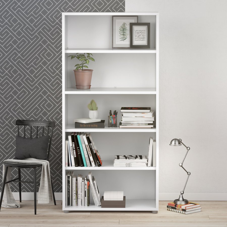 TVILUM Prima Reol med 4 hylder - ParcelHvid