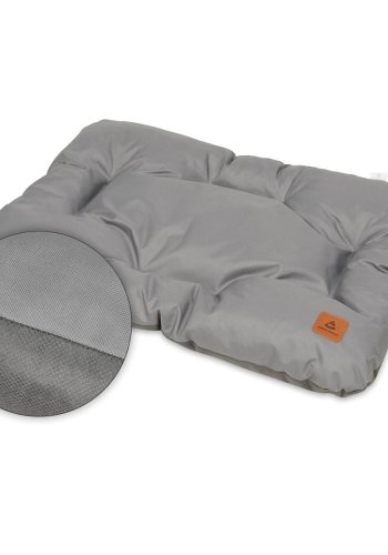 ANIMOOD Mort hundeseng, rektangulr - gr wigofil (73x53)