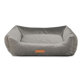 ANIMOOD Alex hundeseng, rektangulr - gr fljl stof (66x79)