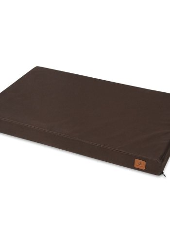 ANIMOOD Melman ortopdisk hundeseng, rektangulr - brun wigofil (74x45)