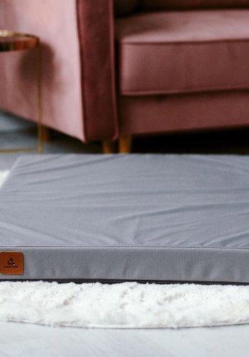 ANIMOOD Melman ortopdisk hundeseng, rektangulr - gr wigofil (90x56)