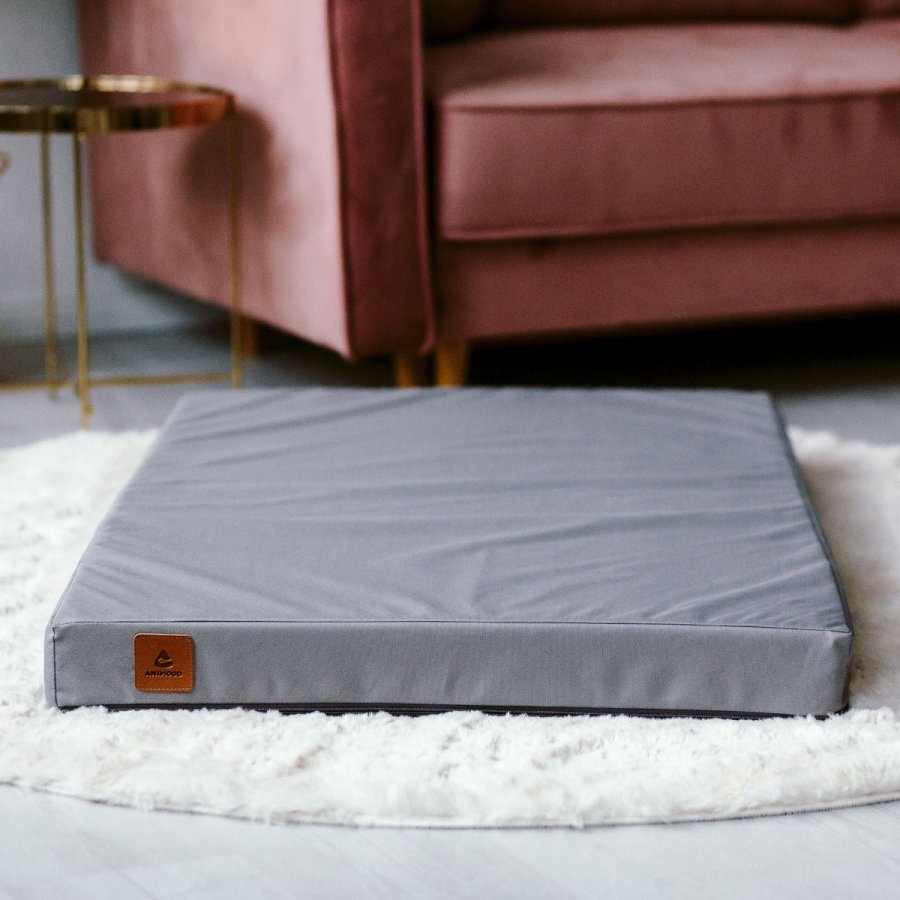 ANIMOOD Melman ortopdisk hundeseng, rektangulr - gr wigofil (108x70)