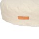 ANIMOOD Coco puf til kledyr, rund - lys beige genbrugt Bouclé stof (67)