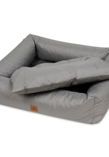 ANIMOOD Maurice hundeseng, rektangulr - gr og wigofil (61x70)