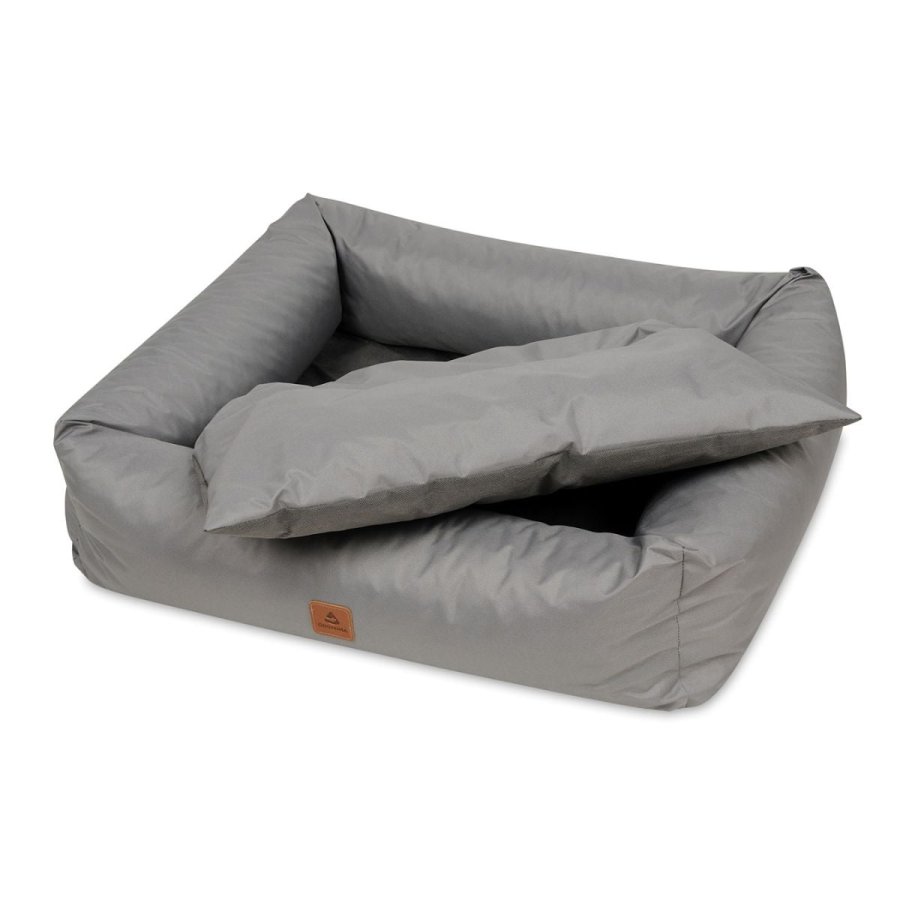 ANIMOOD Maurice hundeseng, rektangulr - gr og wigofil (100x82)