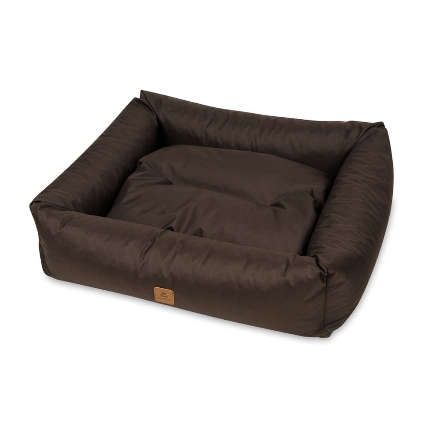 ANIMOOD Maurice hundeseng, rektangulr - brun og wigofil (61x70)