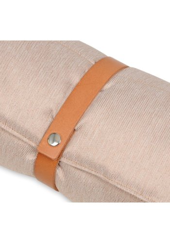 ANIMOOD Luna rullemtte til kledyr, rektangulr - beige stof (100x60)