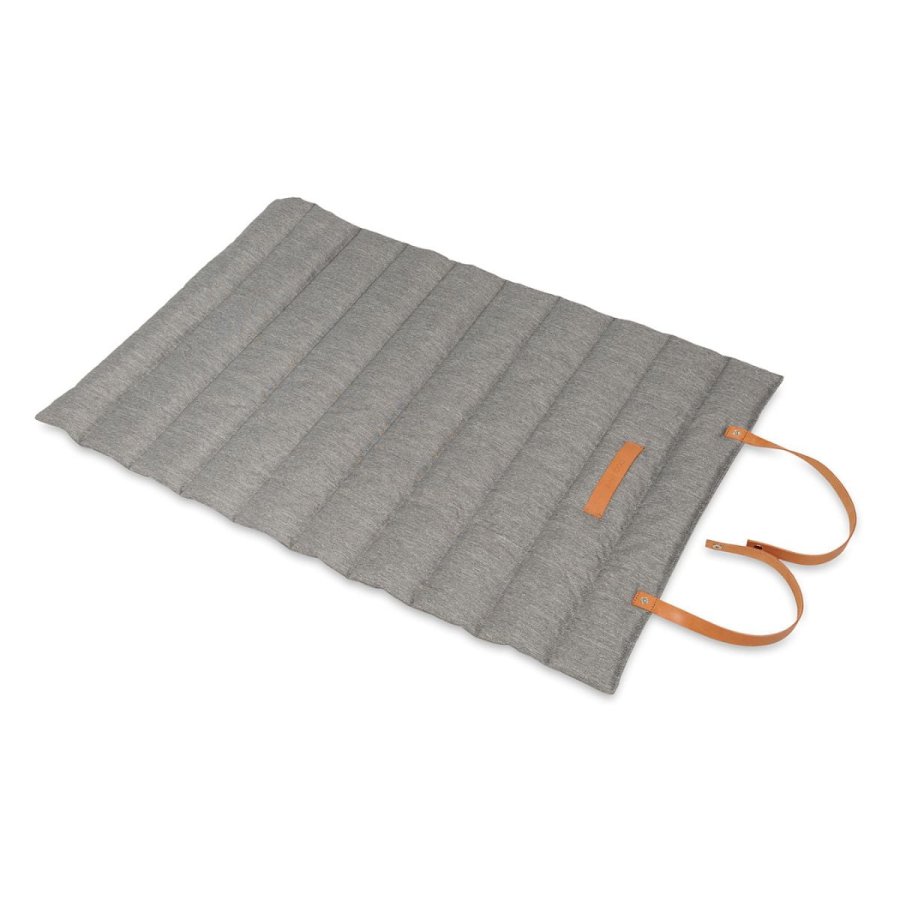 ANIMOOD Luna rullemtte til kledyr, rektangulr - gr stof (100x60)