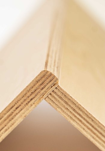 ANIMOOD Rico hundehus, m. velourpude, rektangulr - natur krydsfinér tr (65x56)