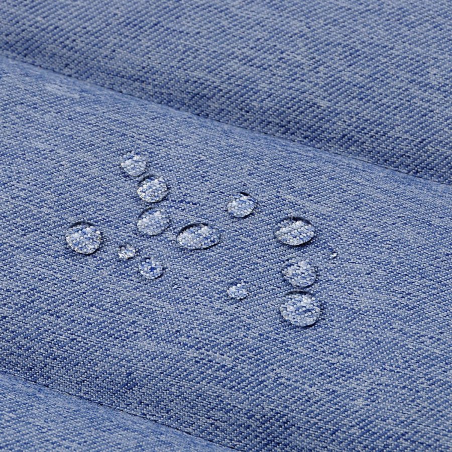 ANIMOOD Luna rullemtte til kledyr, rektangulr - bl stof (100x60)