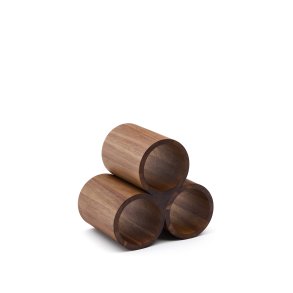 KAVE HOME Sesilu lille flaskereol i FSC 100% akacietr