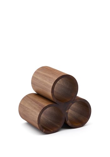 KAVE HOME Sesilu lille flaskereol i FSC 100% akacietr
