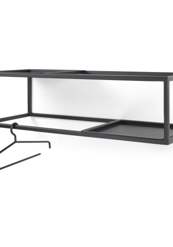 TORNA DESIGN Rack knagerkke - sort stl (B:78)